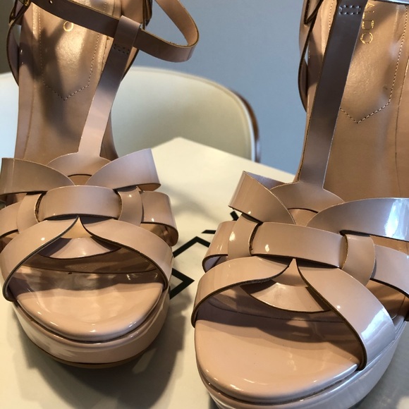 Aldo Nellyy Wedges Size 8 - Picture 7 of 11